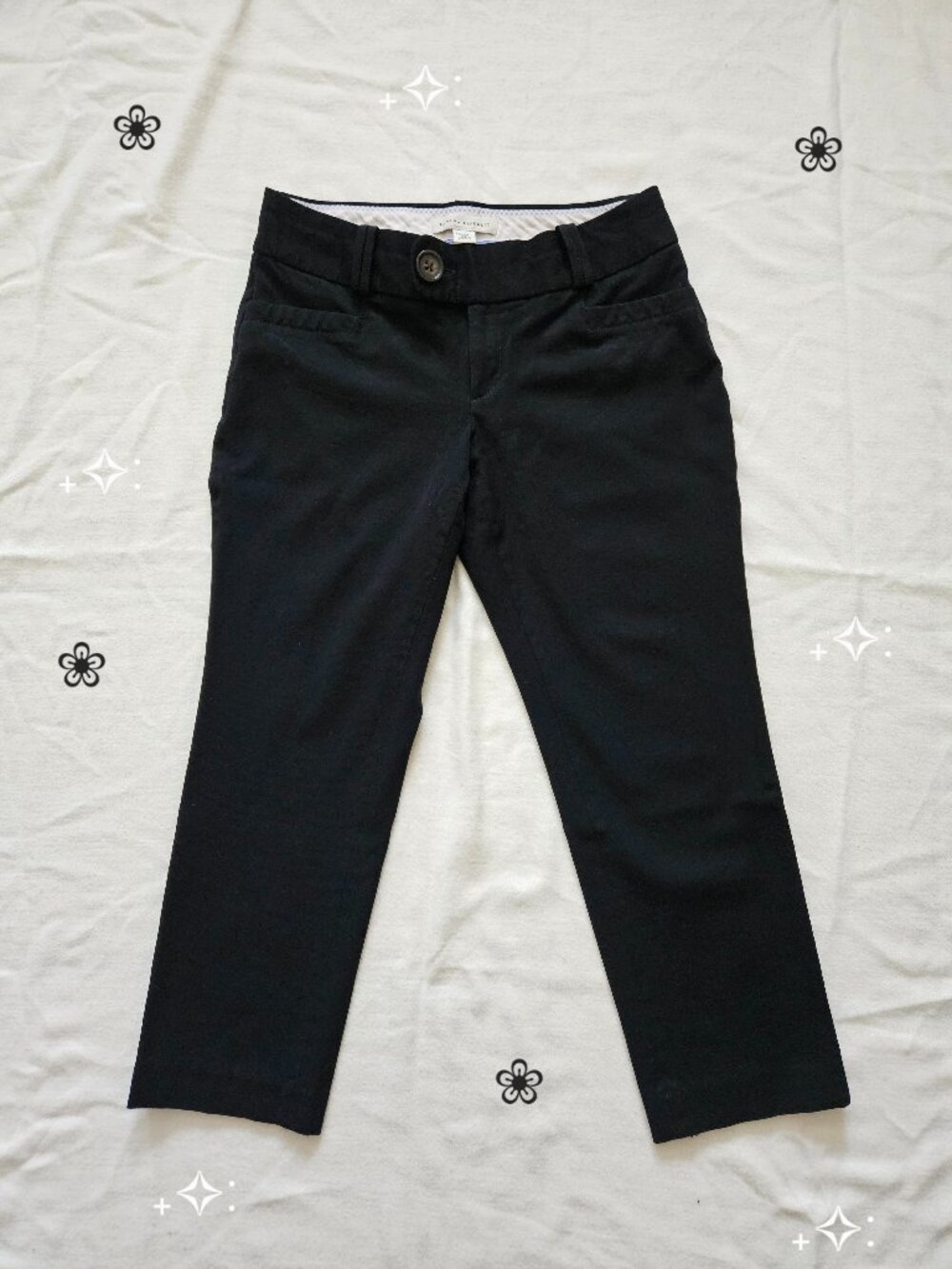 Vintage Capri Black Pants
